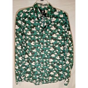 Disney Long Sleeve Shirt Medium Mickey Mouse